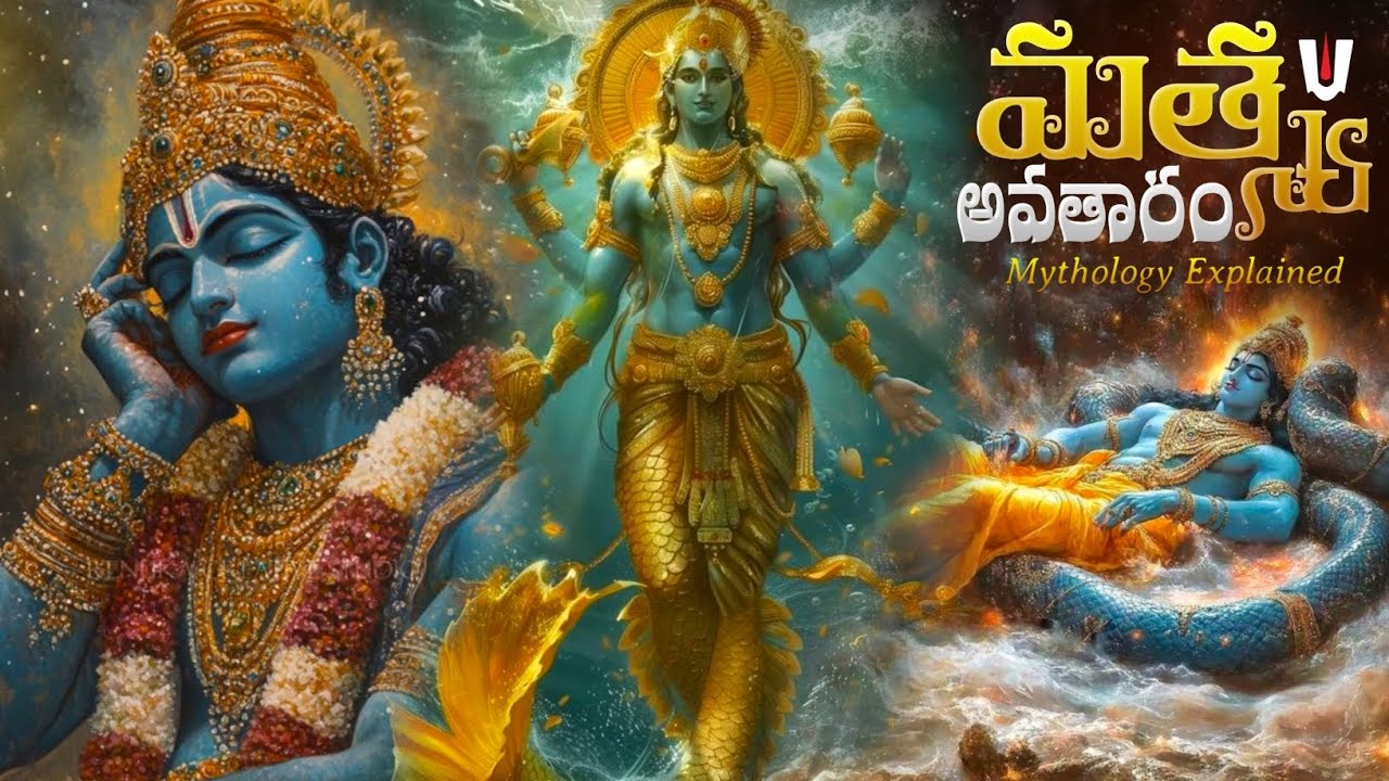 The Story Of Lord Sri Maha Vishnu Matsya Avatar Explained In Telugu 