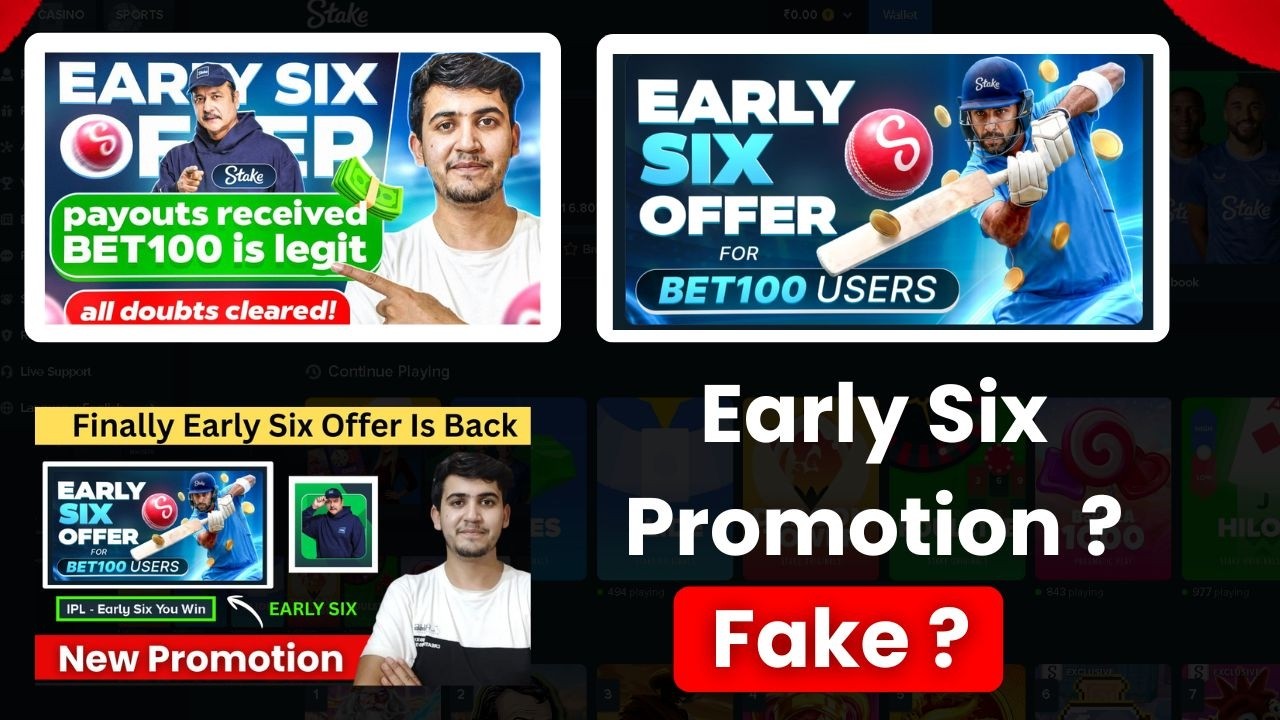 Fake Videos ? Early Six Promotion Real Or Fake || #stake #tech