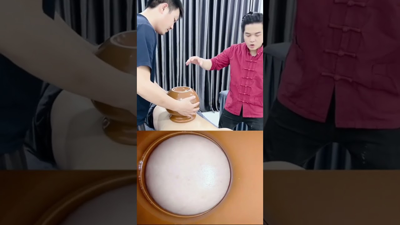 What happened in the therapy cupping cup ? #Giachoi #cupping #xuhuong  #massage #viral #asmr #relax