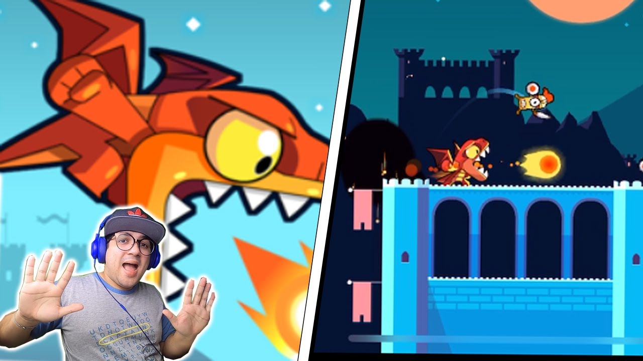 VIREI UM BEBÊ DRAGÃO DE FOGO E DESTRUÍ TUDO!! (jogos de celular)