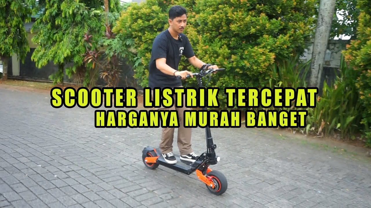 SCOOTER LISTRIK KUGO INI MURAH BANGET HANYA DI GARASI OMDICK