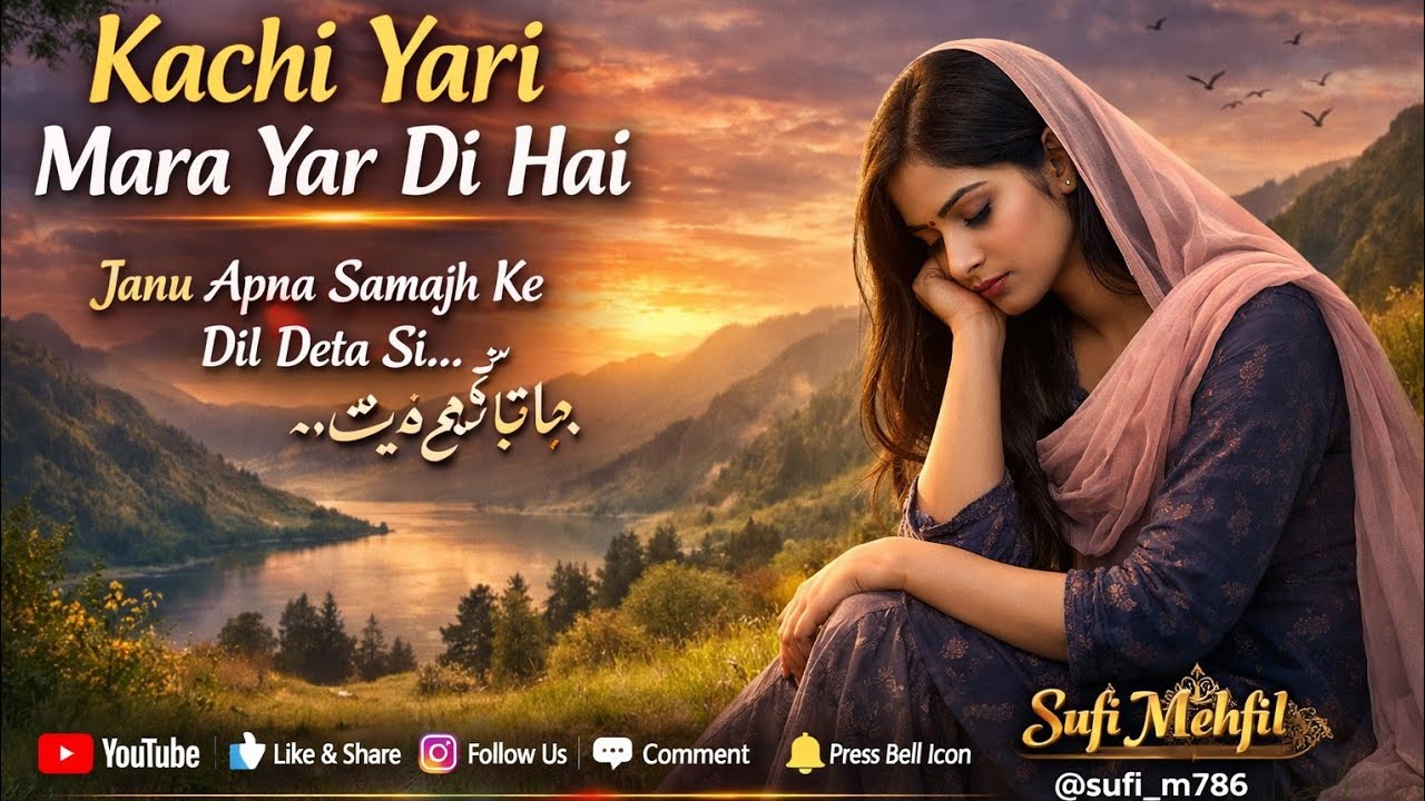 Kachi Yari Mara Yar Di Hai | Heart Touching Sad Song | Lyrics Prince Pathan