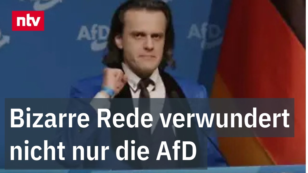 Diese bizarre Rede verwundert nicht nur die AfD - Eichwald irritiert mit Auftritt | ntv