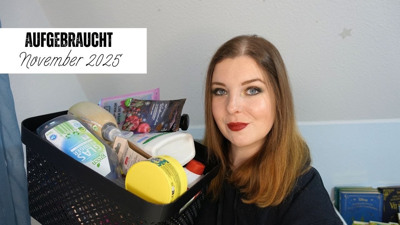 Aufgebraucht November 2025 | Hautpflege | Haarpflege | Make-up & Haushalt