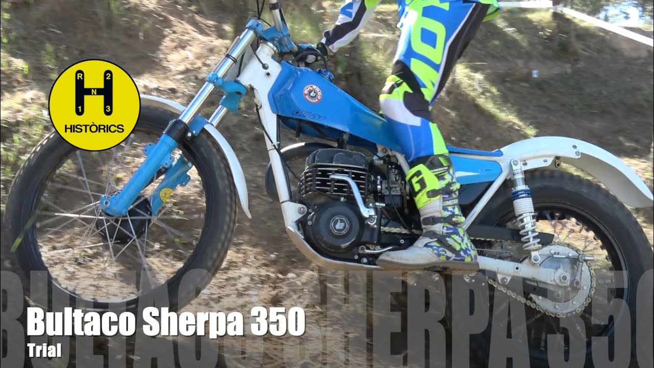 Así se pilota una Bultaco Sherpa 350 de Trial
