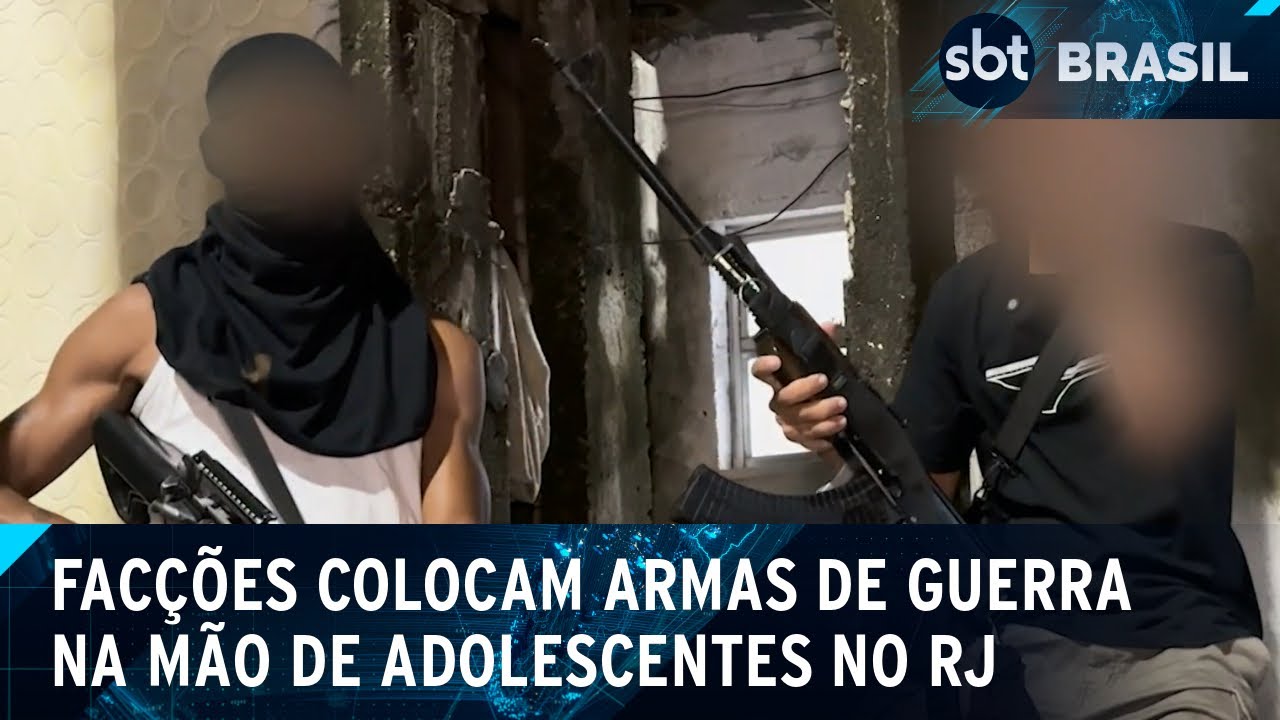 Guerra por territórios leva jovens para a criminalidade cada vez mais cedo | SBT Brasil (16/04/25)