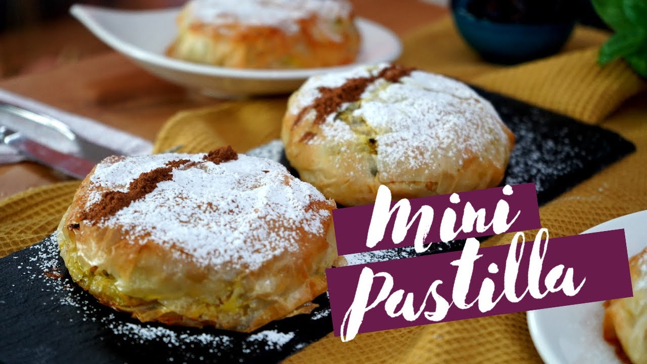 Mini Pastilla mit H&auml;hnchen / Traditionell marokkanische Pastilla in Filoteig / Ramadan Iftar Rezepte