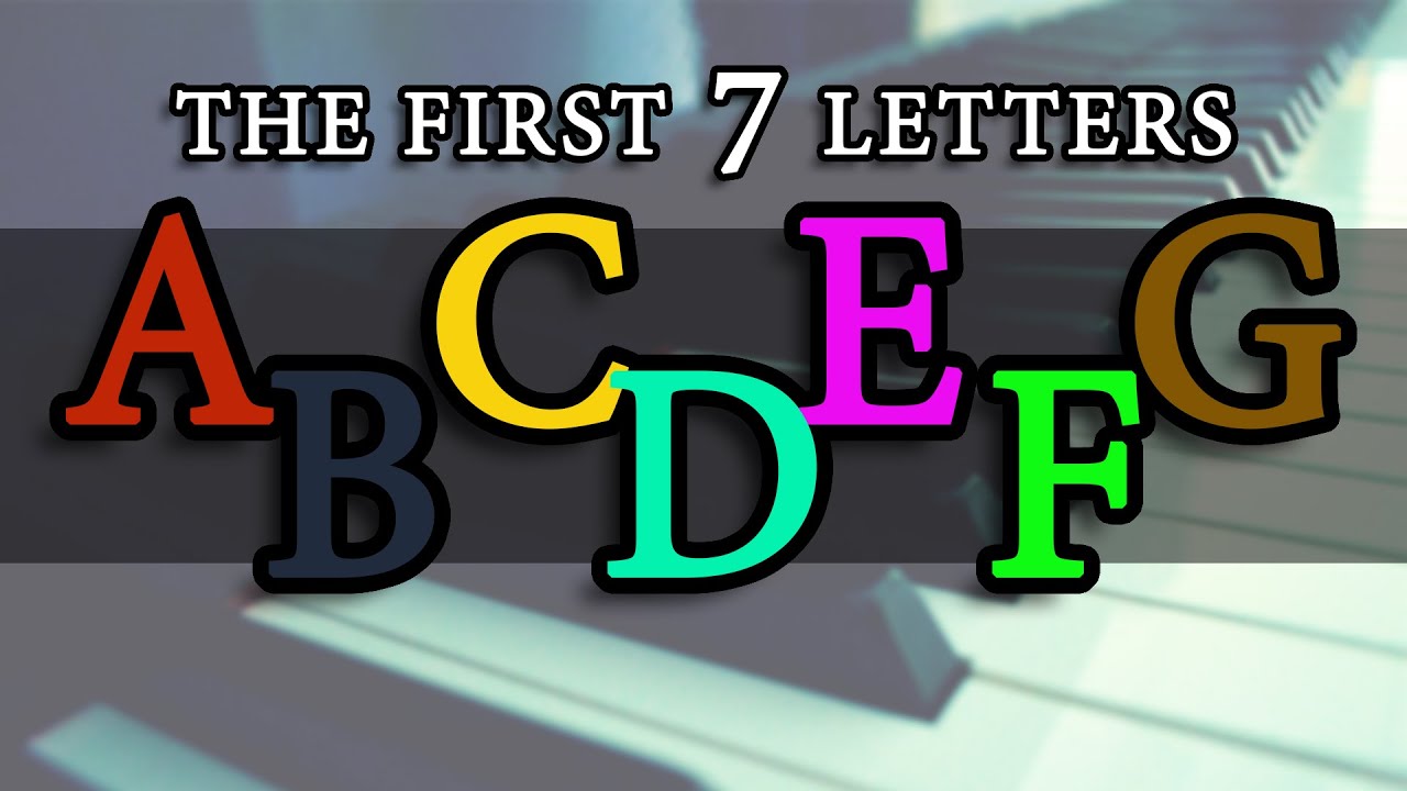 What is the musical alphabet?