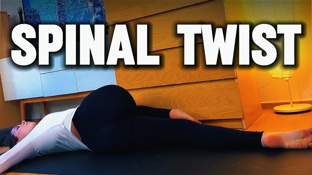 Knee to Chest & Spinal Twist Stretch | Relieve Lower Back Pain Fast