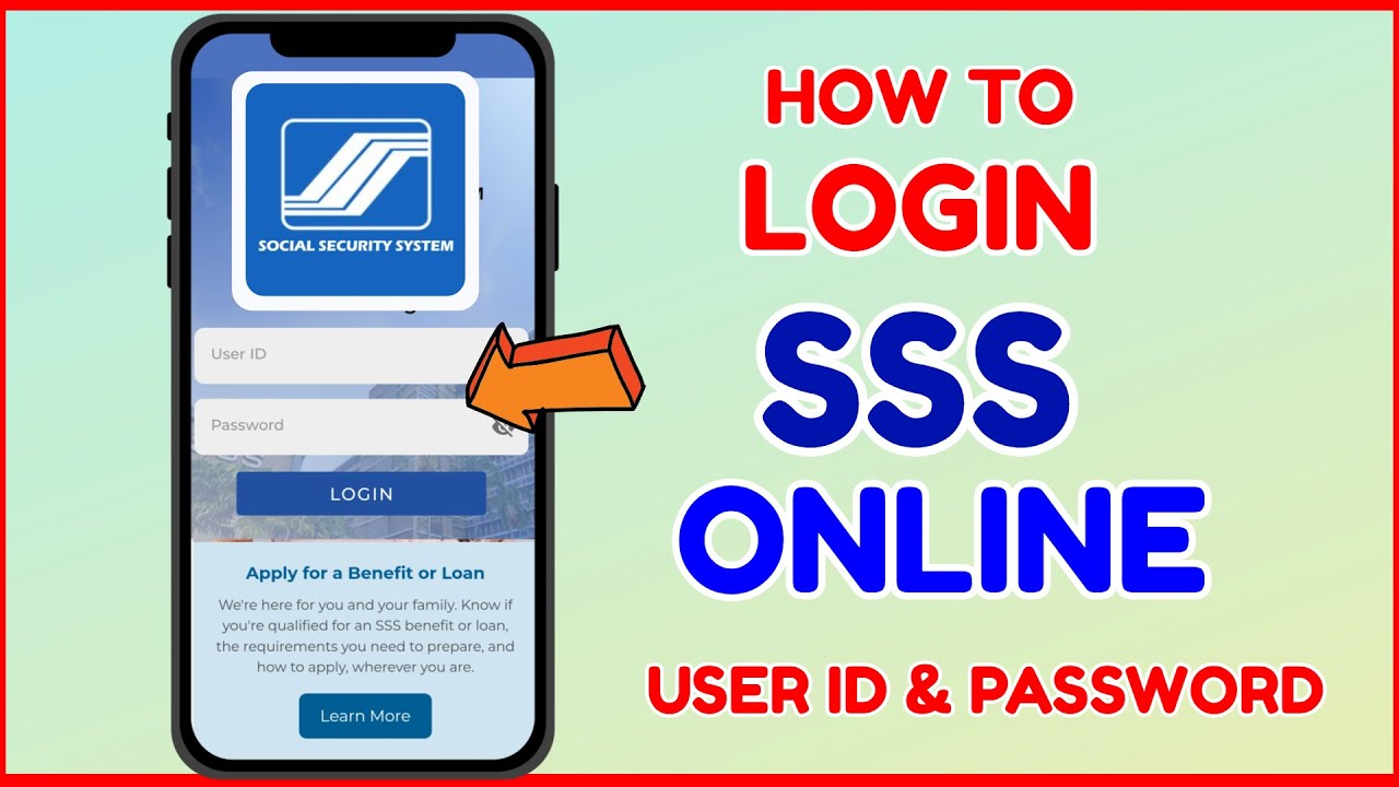 Paano mag Login sa SSS Online Mobile App | How to Login to SSS USER ID Password Online Access 2025