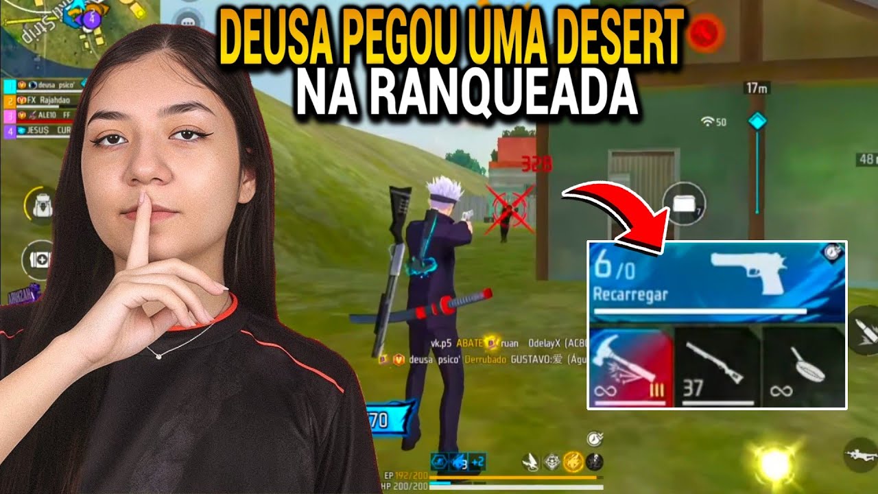 DEUSA JOGOU COM A DESERT NA RANQUEADA E ATIVOU TUDO NO MÁXIMO