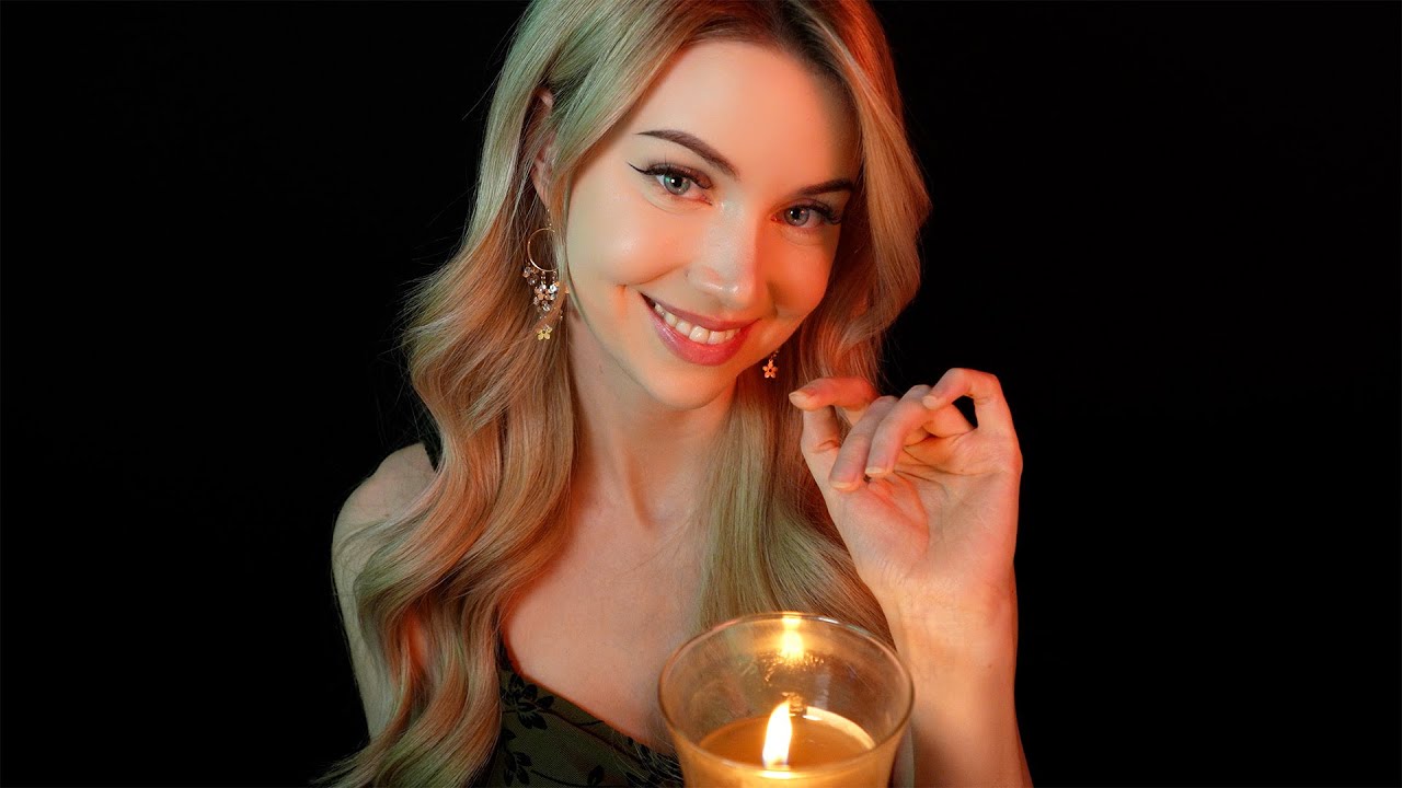 Relaxing Ear Attention ASMR With Cozy Candle Sounds & Whispers