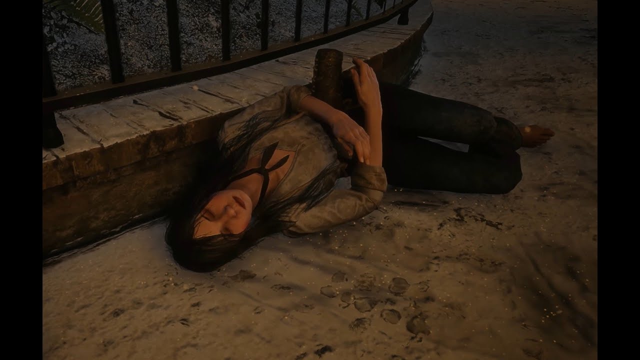 Red Dead Online | A Girl Froze to Death on the Street, Brought Inside to Warm Up but Never Woke Up