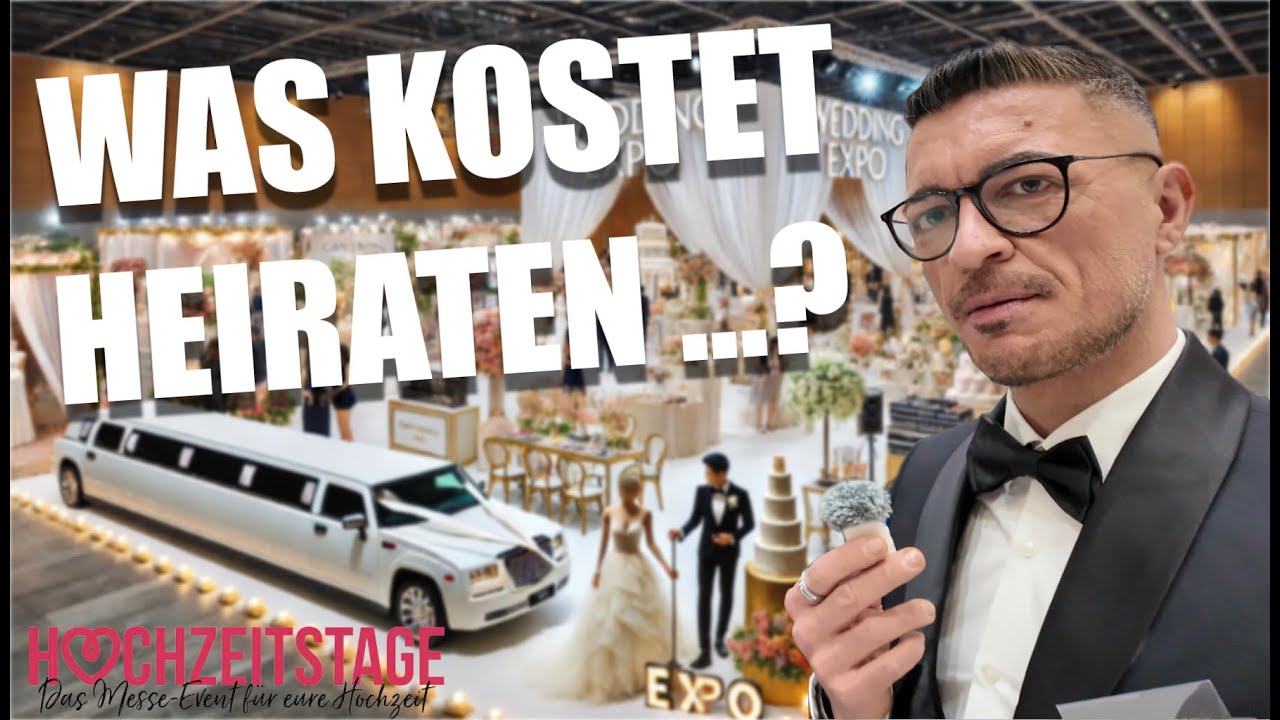 💍 #Heiraten: Was kostet das? 🏛️ Tipps & Preise von der Hochzeitstage Messe 2026!