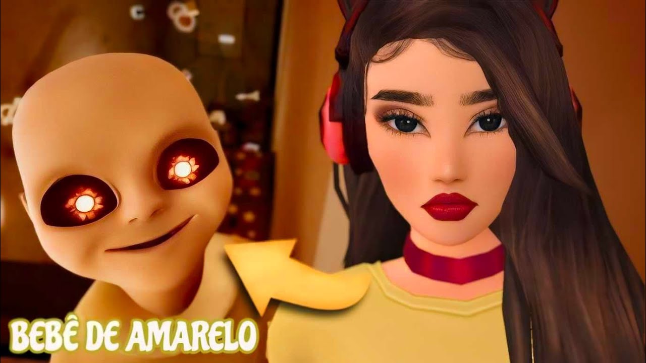 Virei babá de um BEBÊ AMALDIÇOADO 😱 (The Baby In Yellow)