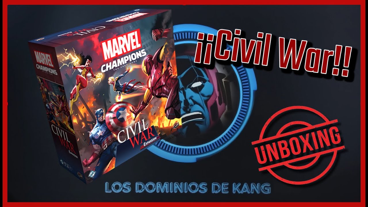 📦 Unboxing Marvel Civil War📦 || Marvel Champions LCG