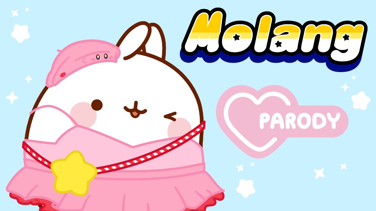 Molang and Kirby: Star Adventure! 🌸⭐ Kirby-Inspired Kawaii Parody