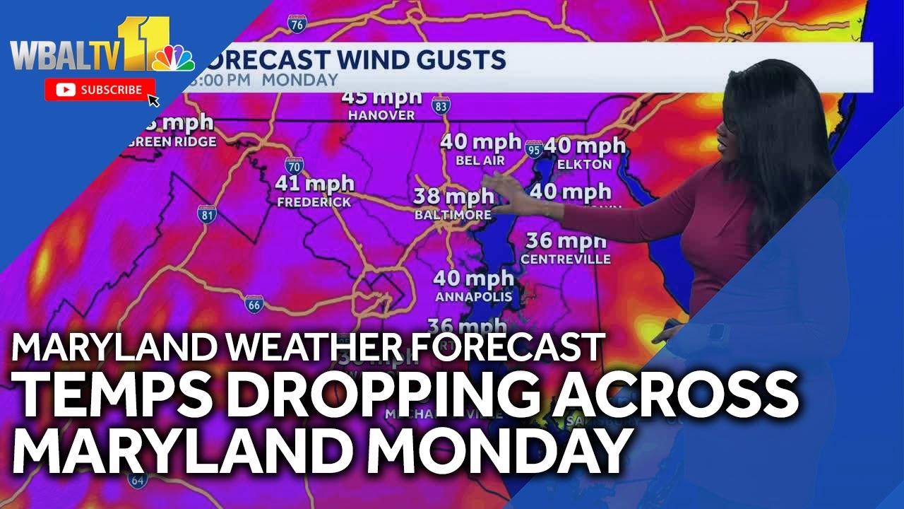 Colder tonight across Maryland; chance for snow Thursday?