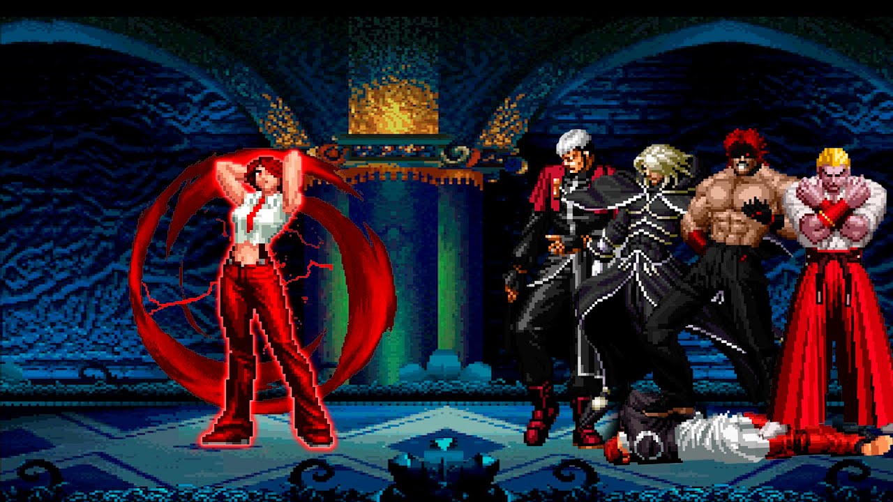 [KOF Mugen] Vanessa Blood vs KOF Bosses Team