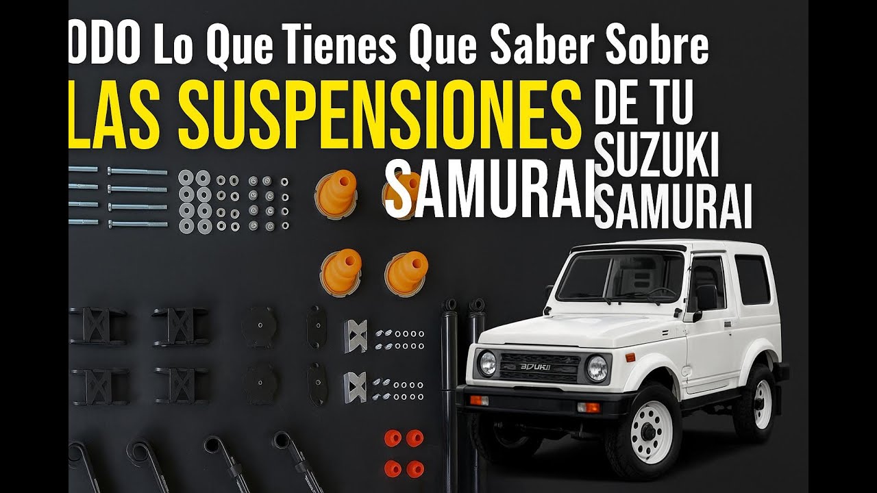 Mejora las suspensiones de tu Suzuki Samurai