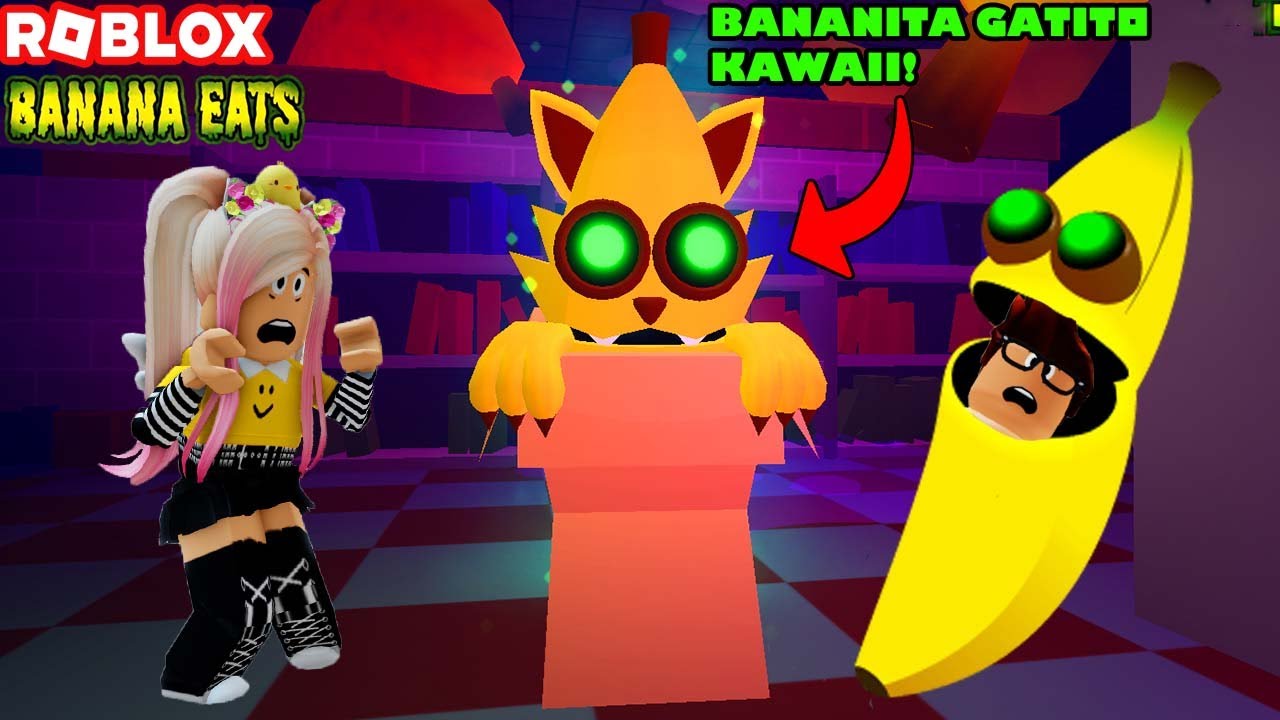 La Bananita Gatito Kawaii Nos Ataca En Banana Eats! Nuevo Codigo, Skins Y Mas Partidas Divertidas! 😀