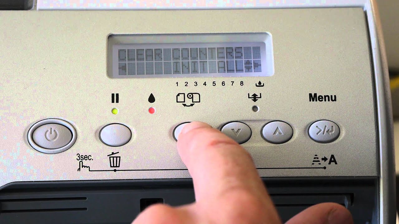 Epson 4880 maintence req. error code 0088