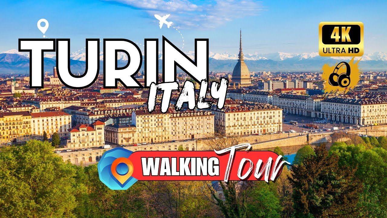 Exploring Turin [Piedmont, Italy 🇮🇹] Walking Tour 4K | Best Things To See [UHD 60fps]