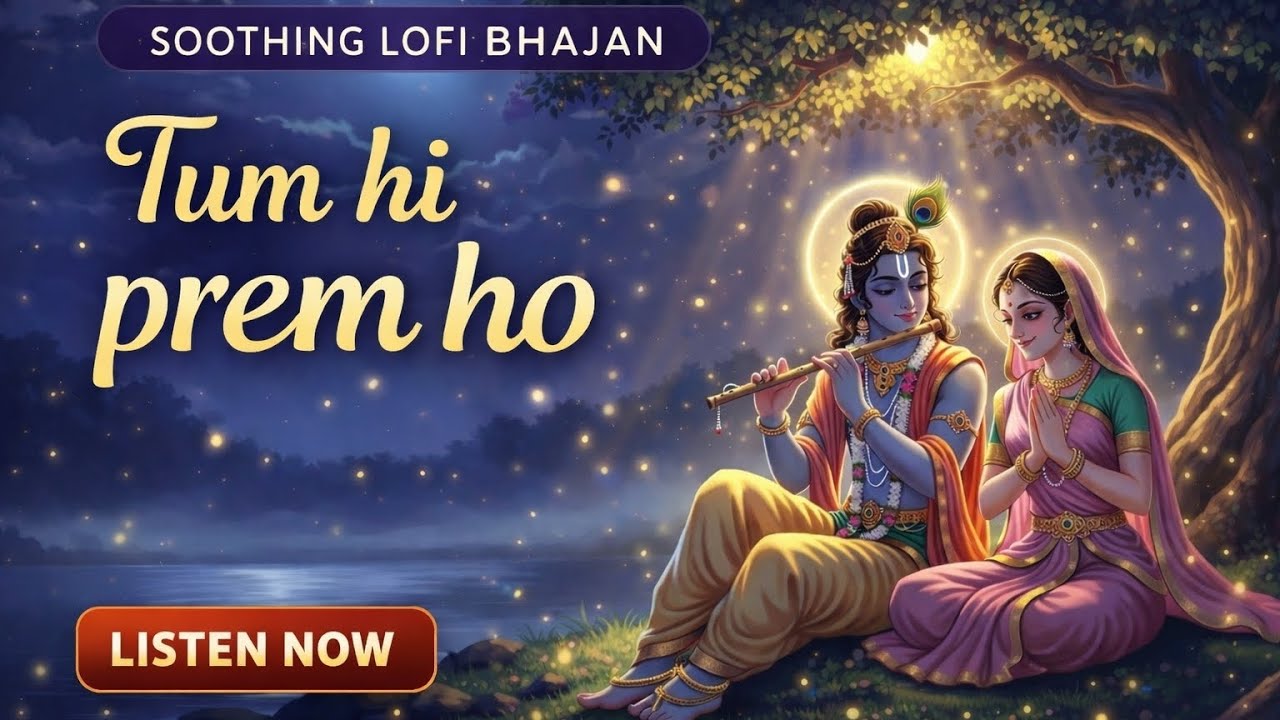 तुम ही प्रेम हो | Tum Hi Prem Ho – Soothing Lofi Bhajan | Radha Krishna Meditation Music 