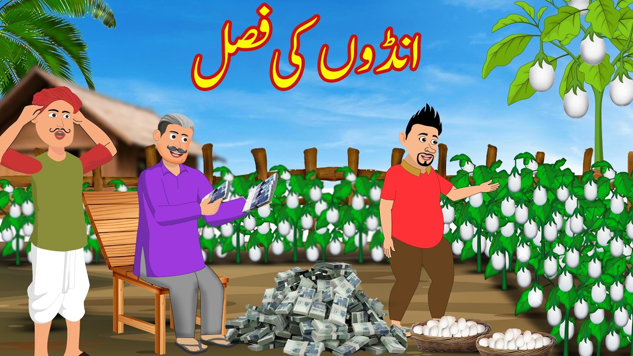 Magical Ande ki Fasal | جادوئی انڈو کی فصل | Urdu Story | cartoon | New 2025 Story