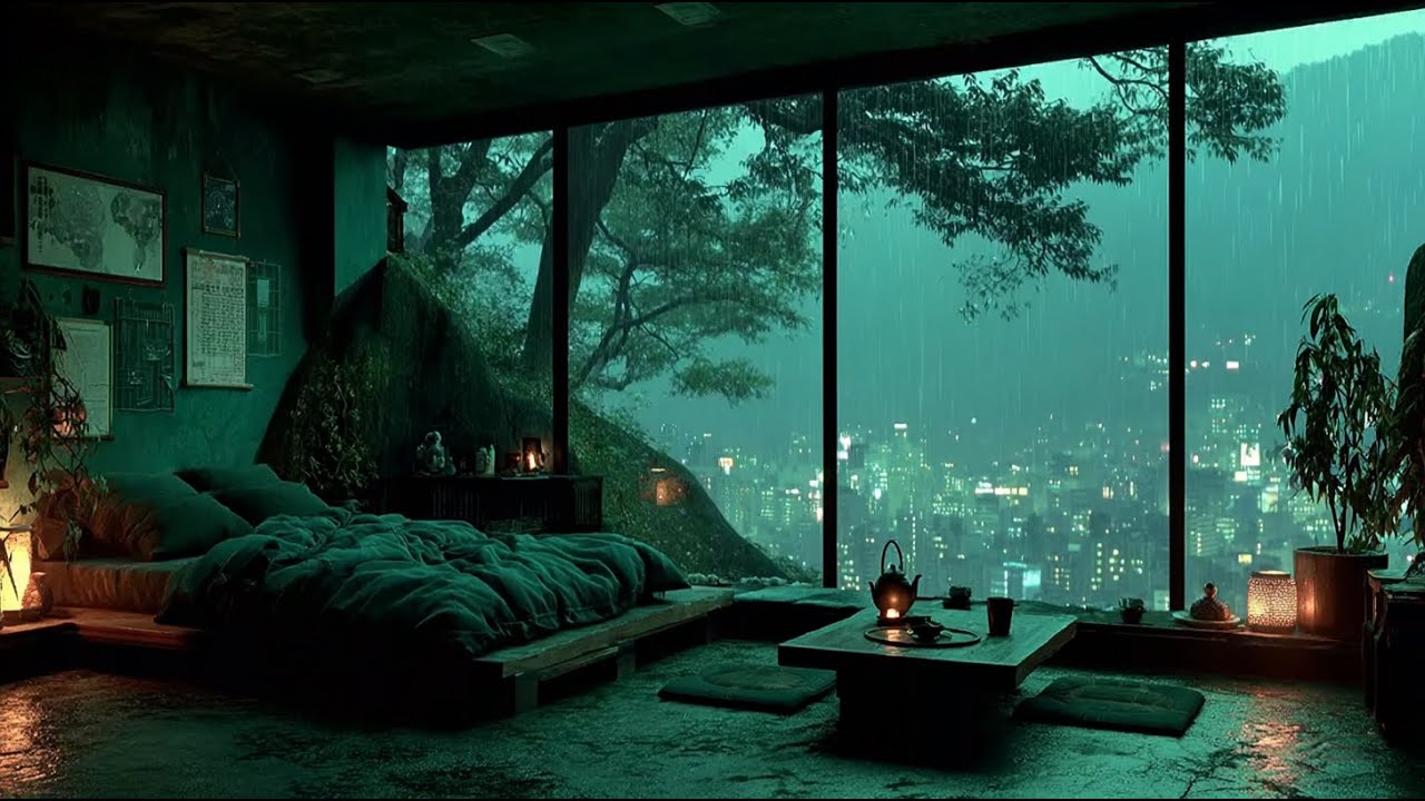 Heavy RAIN & THUNDER storm sounds to help with Sleeping | 4 Hours #subtlerainsounds