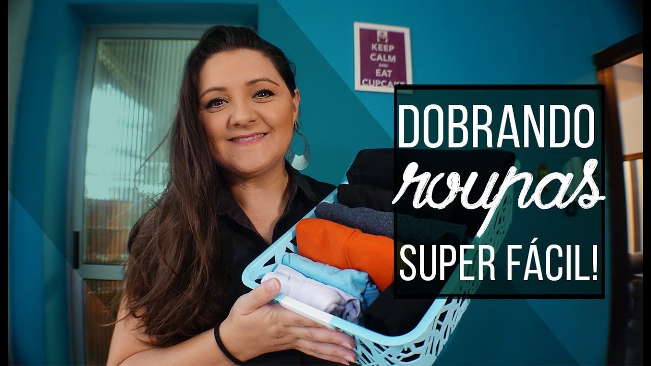 Dicas de dobra para organizar o guarda roupa! | Organização é vida | Como organizar
