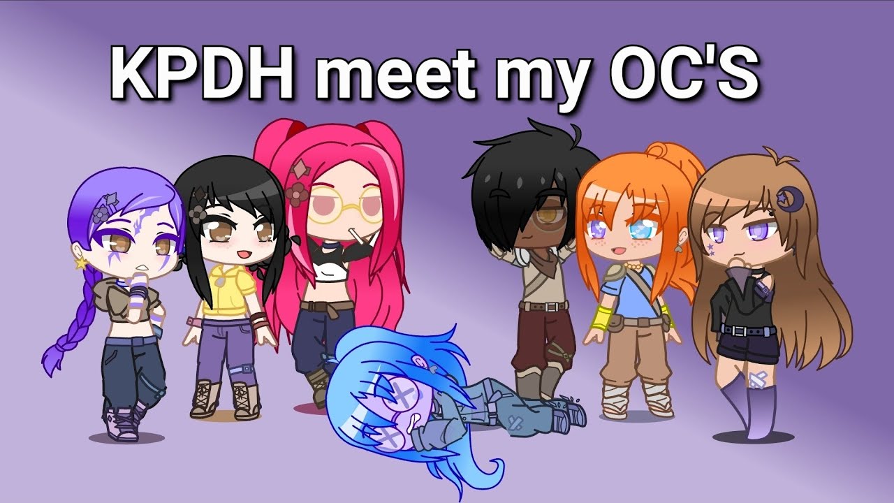 Kpdh meet my oc's || gacha || oc || some angst || TheSRchannel || 100 subs video ||