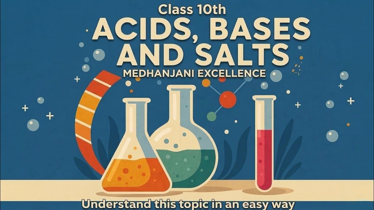 ACIDS ,BASES AND SALTS (NCERT EXERCISE SESSION-1)Pre Booster