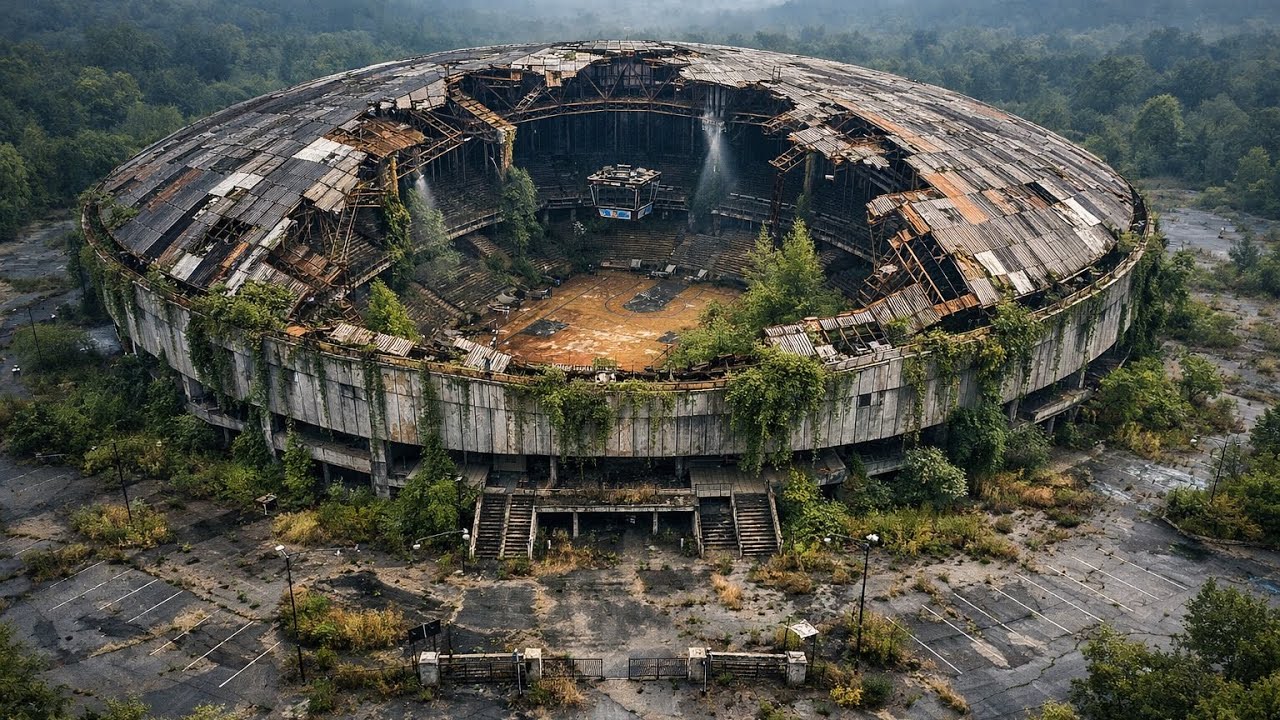 Restoring an Abandoned Basketball Arena Into a World-Class Court (ASMR)
