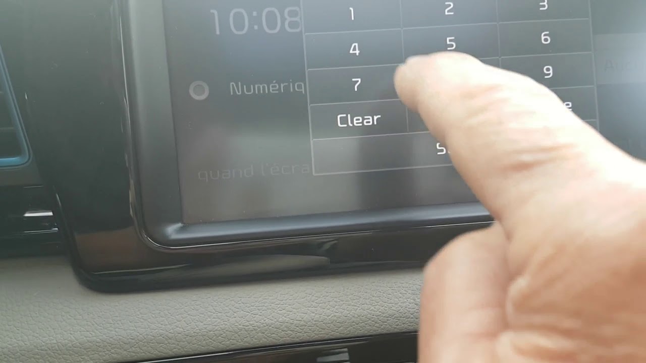 Menu Caché Multimédia Kia Niro