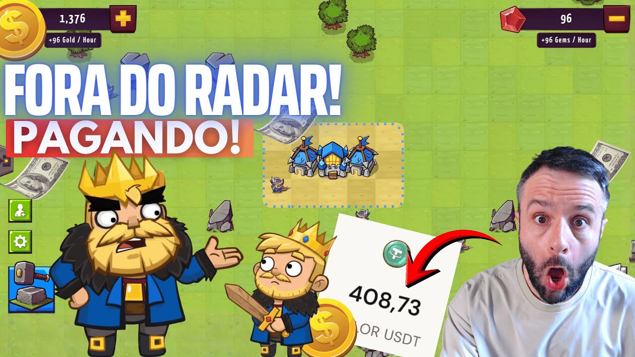 JOGO PAGANDO EM USDT PARA VOCÊ NÃO FICAR DE FORA! Tether King