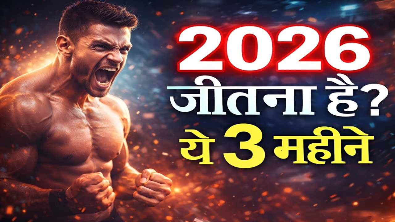 2026 जीतना है? ये 3 महीने बर्बाद मत करना | Success Motivation | Pocus X