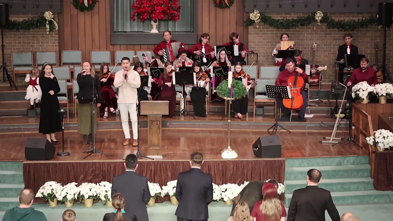 Тихая ночь, дивная ночь - общее пение GSBC 12/14/25