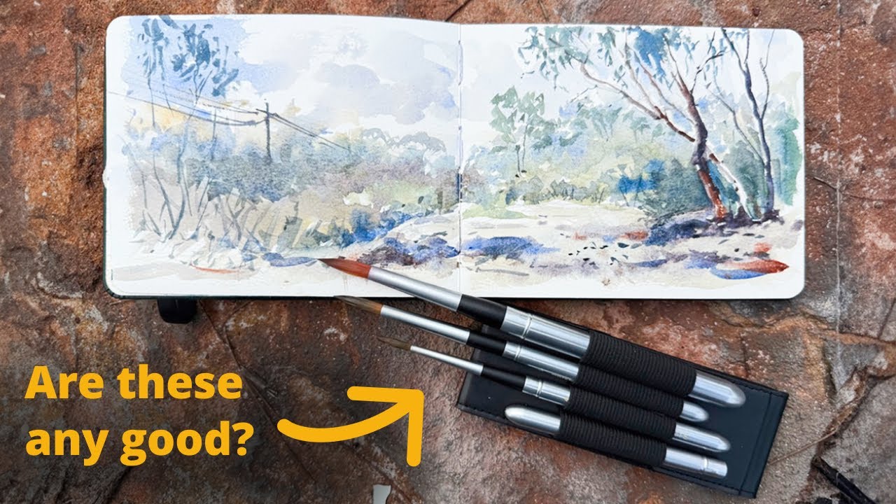 Testing Princeton Aqua Elite Travel Brushes against cheap ones!