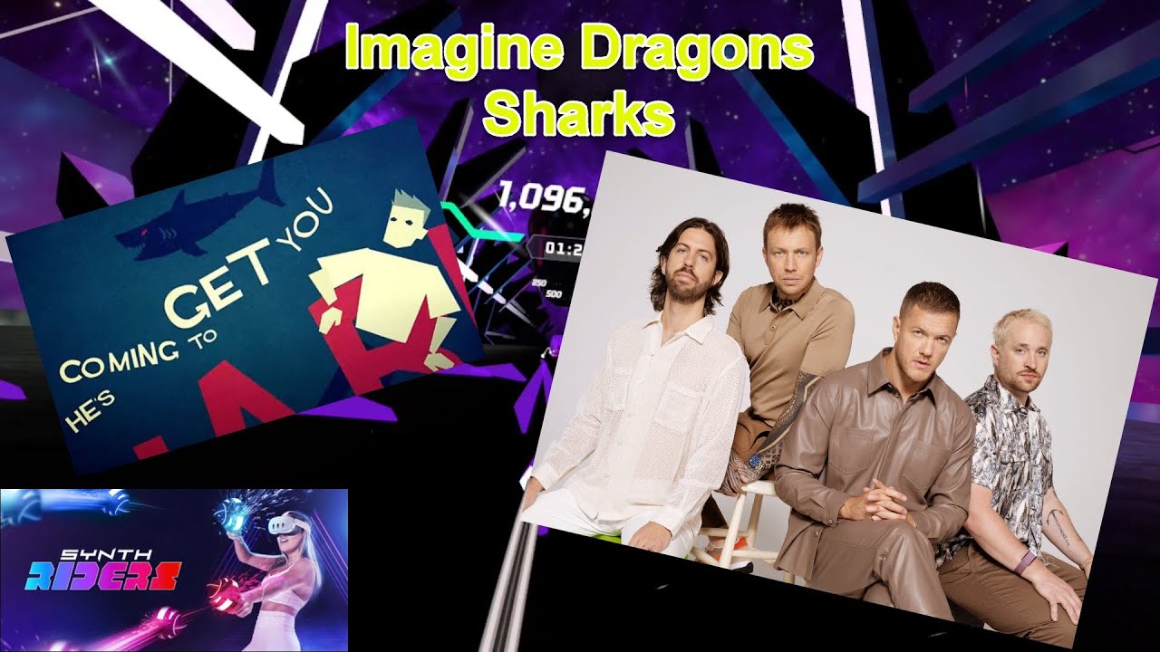 Synth Riders - Imagine Dragons - Sharks (Difficulty Master) - Perfect -