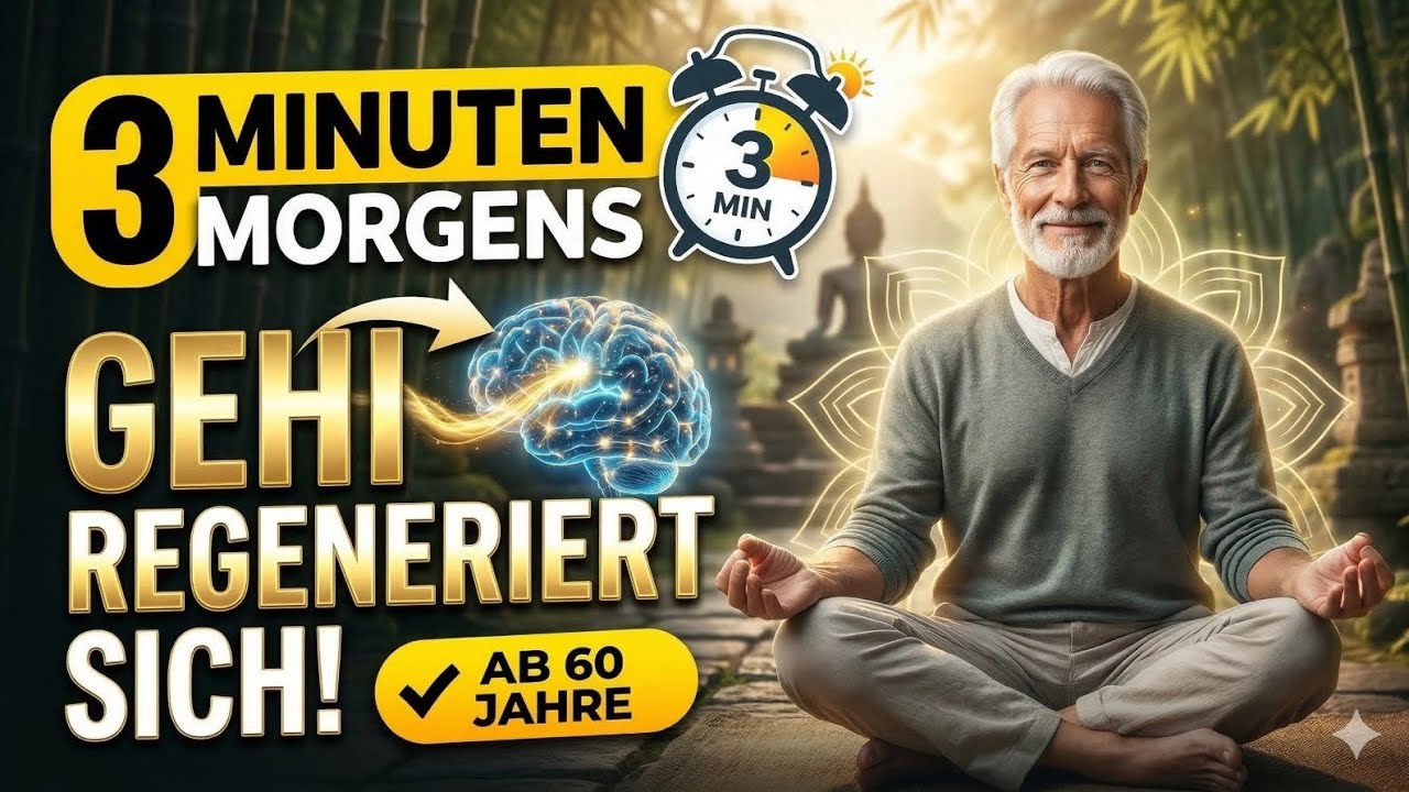 🧘 Mach das 3 Minuten am Morgen – und dein Gehirn regeneriert sich (Ab 60)