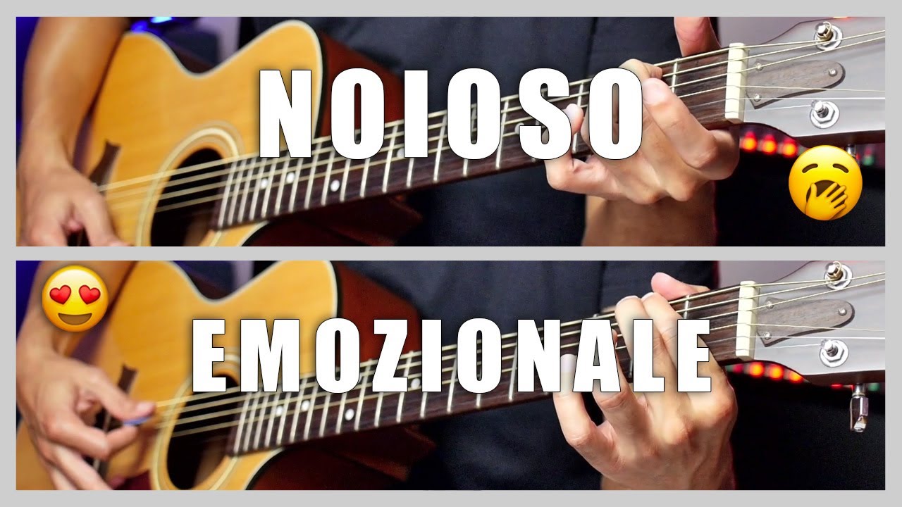 Come trasformare un GIRO DI ACCORDI NOIOSO in un ACCOMPAGNAMENTO EMOZIONANTE | Lezioni di Chitarra