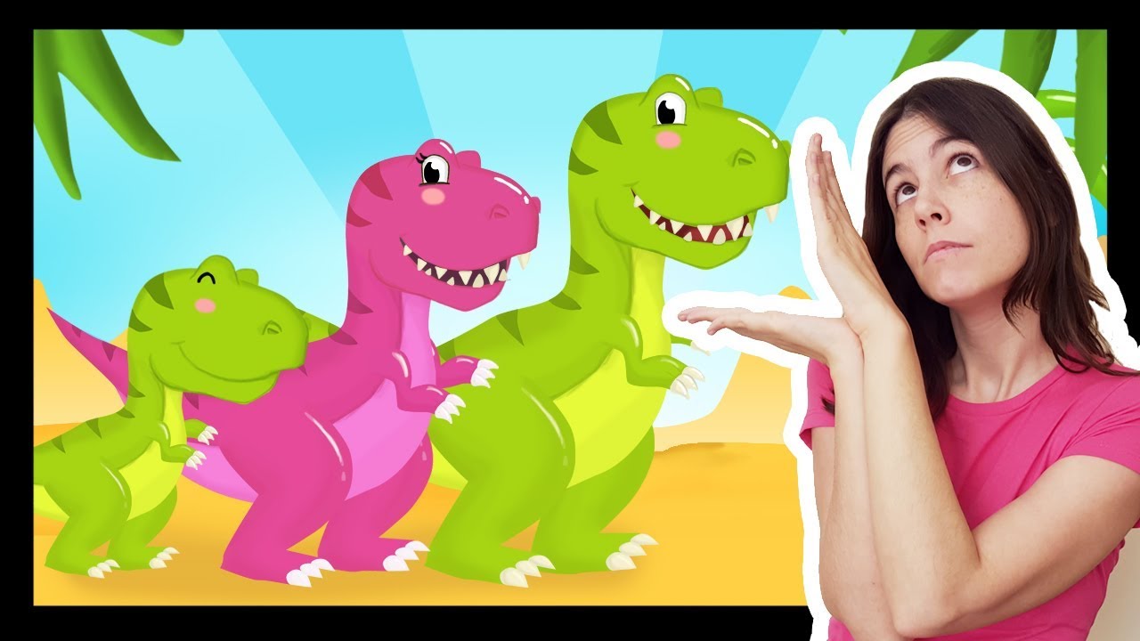 La comptinette du dinosaure - Comptines à gestes pour bébés Titounis