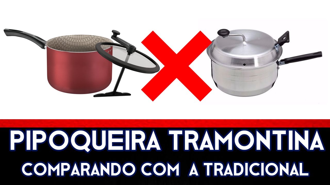 Panela de Pipoca Tramontina - Será que vale apena: vídeo teste: comparação com panela tradicional.