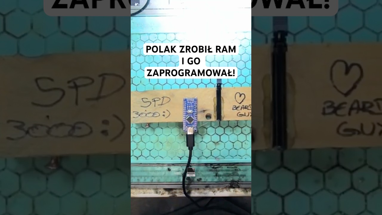 POLAK ZROBIŁ RAM DDR5 Z PROGAMATOREM 🥵 #SHORTS