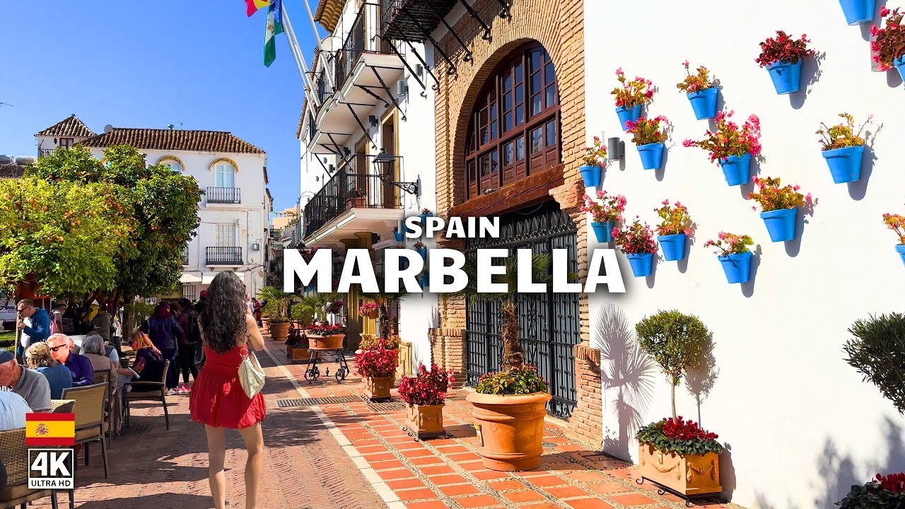 Marbella, Spain 4K Walking Tour 🇪🇸 | Discover the Costa del Sol’s Most Beautiful City