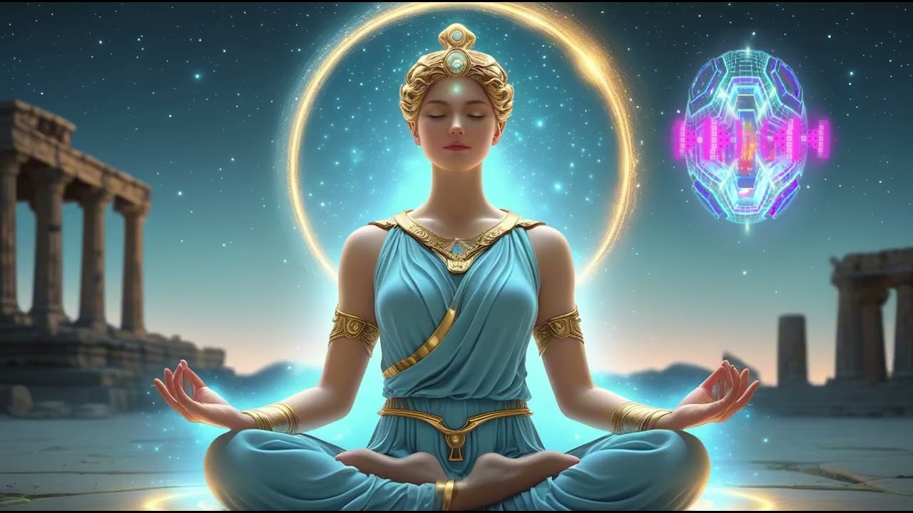 10 Hours All Night Sleep: Goddess Athena 432Hz | Eternal Wisdom & Peace
