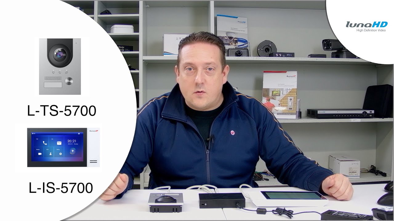 Neue lunaIP - Video-Türsprechanlage