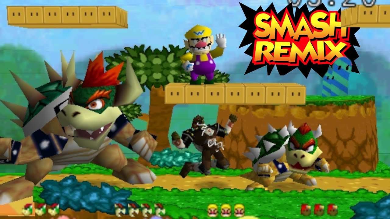 Bowser & Giga Bowser In Smash 64