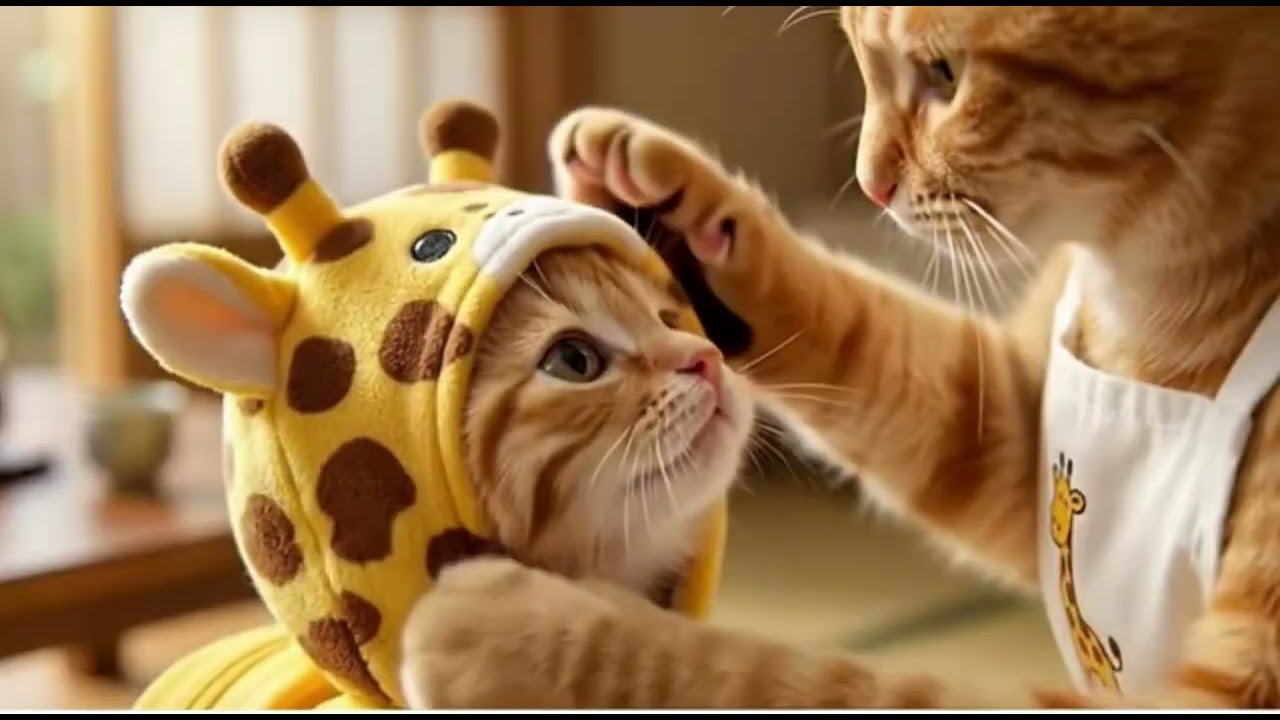 Baby Kitten’s First Day at School | Cute Cat Story 🐱🎒
